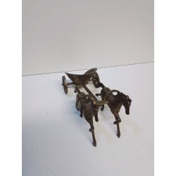 DECORATION CHEVAUX EN LAITON 