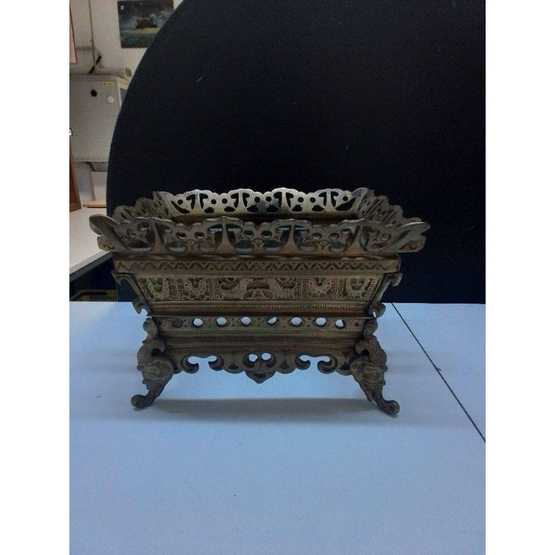 JARDINIERE EN LAITON PM