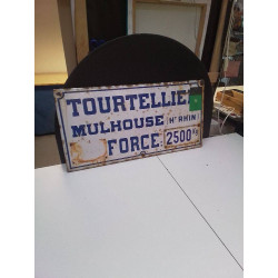 PLAQUE ÉMAILLÉE TOURTELLIER