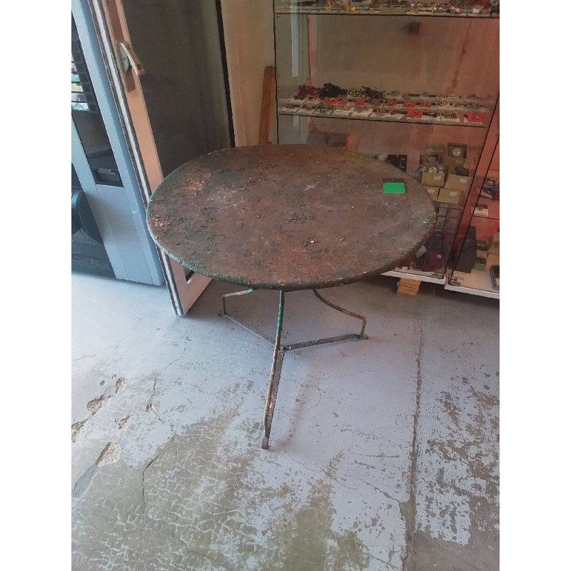 TABLE RONDE METAL