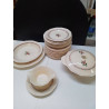 LOT VAISSELLE SARREGUEMINES ART DECO 