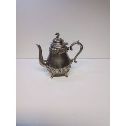 THÉIÈRE METAL ARGENTE 