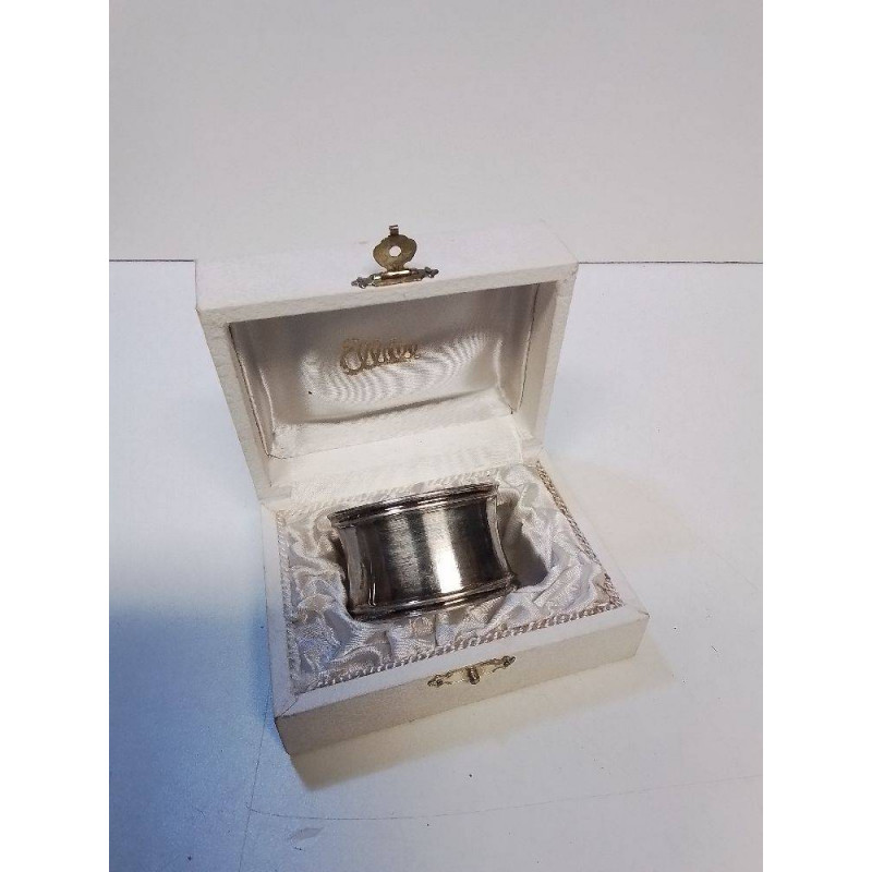 ANNEAU DE SERVIETTES METAL ARGENTE