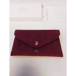 POCHETTE VELOURS ROUGE...