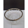 PLAT EN VERRE CISELE 