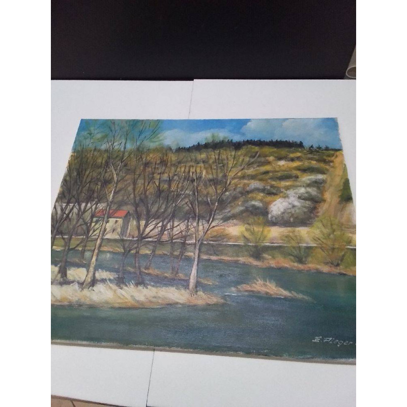 HUILE SUR TOILE SIGNÉE PLEGER 