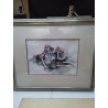 AQUARELLE SIGNÉE ANNETTE POLLMAN 