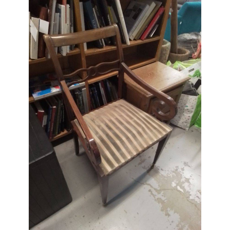 FAUTEUIL STYLE LOUIS PHILIPPE 