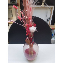 DÉCORATION VASE ET FLEURS 