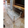 TABLE BASSE METAL ET VERRE 