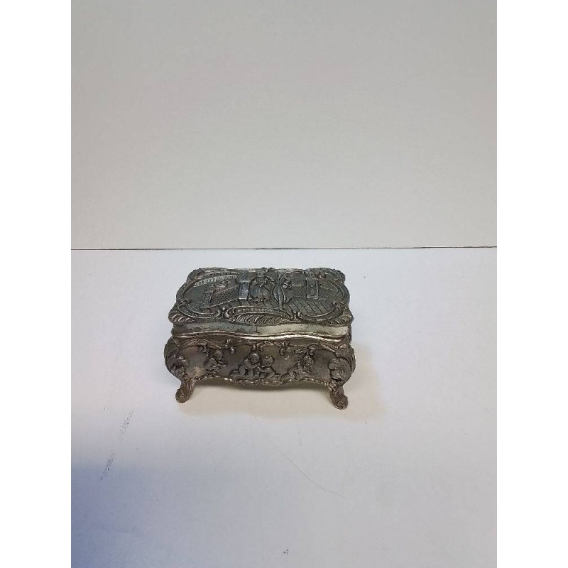 BOITE METAL DECOR ROMANTIQUE PM