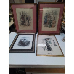 GRAVURE DE MODE LA PIECE