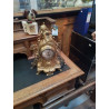 HORLOGE DE CHEMINÉE QUARTZ EN LAITON