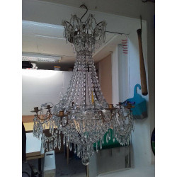 LUSTRE MONTGOLFIERE CRISTAL 