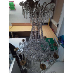 LUSTRE MONTGOLFIERE CRISTAL 