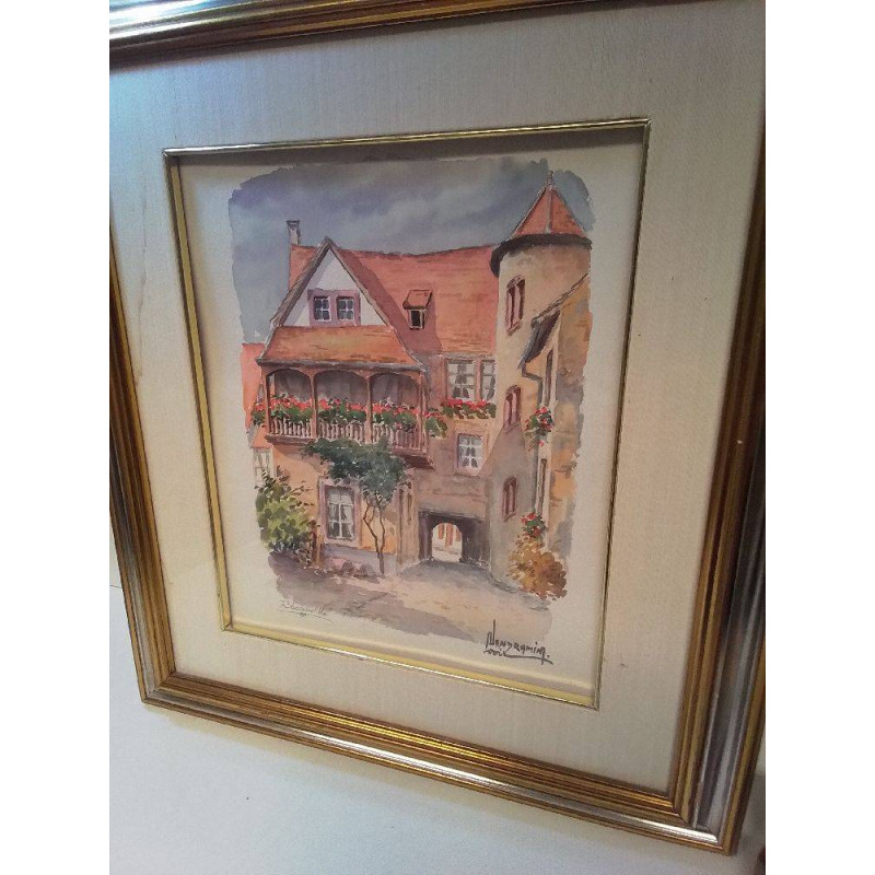 AQUARELLE RIBEAUVILLE 