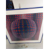 CADRE GEOMETRIQUE VASARELY 
