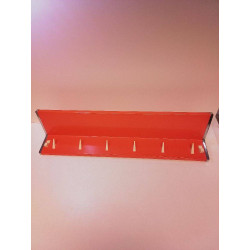 ÉTAGÈRE MURALE VINTAGE ORANGE 