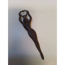 DÉCAPSULEUR BRONZE FEMME NUE 