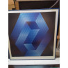 CADRE GEOMETRIQUE VASARELY 