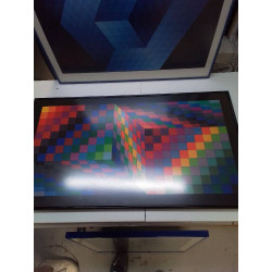 CADRE GEOMETRIQUE VASARELY 