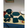 LOT VAISSELLE VERTE 