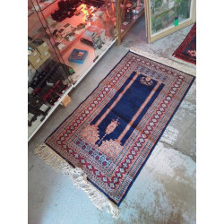 TAPIS ORIENTAL TON BLEU