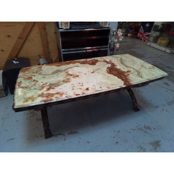TABLE BASSE FER FORGÉ...