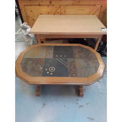 TABLE BASSE CARRELÉE 