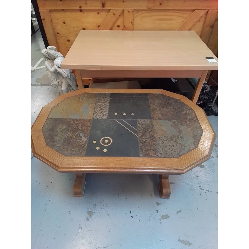 TABLE BASSE CARRELÉE 