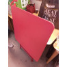 TABLE PLIANTE METAL ROUGE 