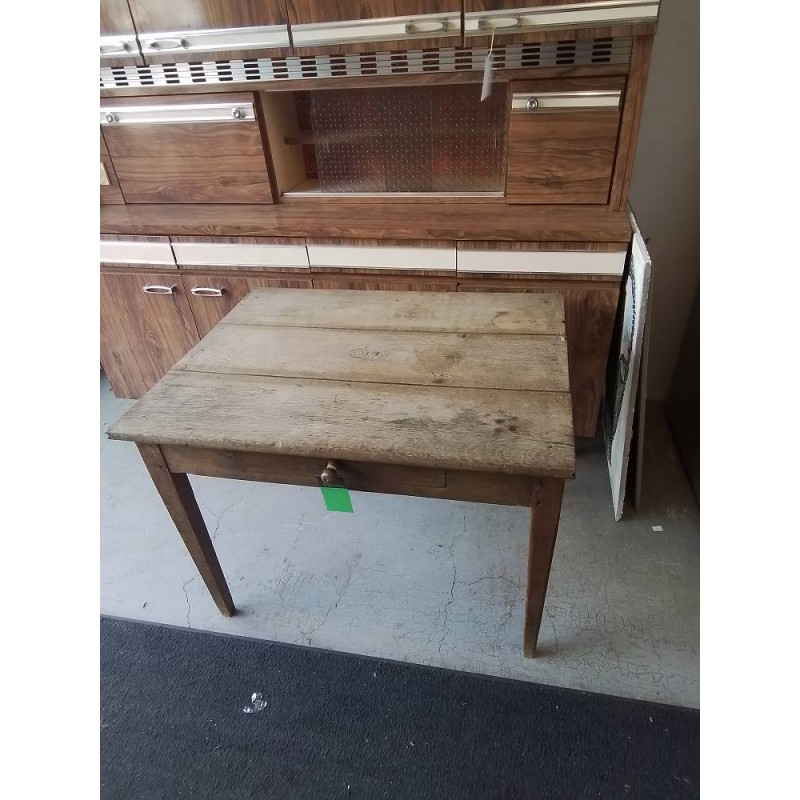 TABLE EN BOIS + 1 TIROIR 