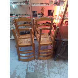 LOT 4 CHAISES AKSSISES OSIER