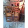 LOT 4 CHAISES AKSSISES OSIER