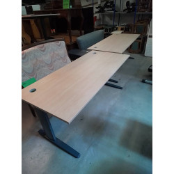 BUREAU MODERNE PIED METAL