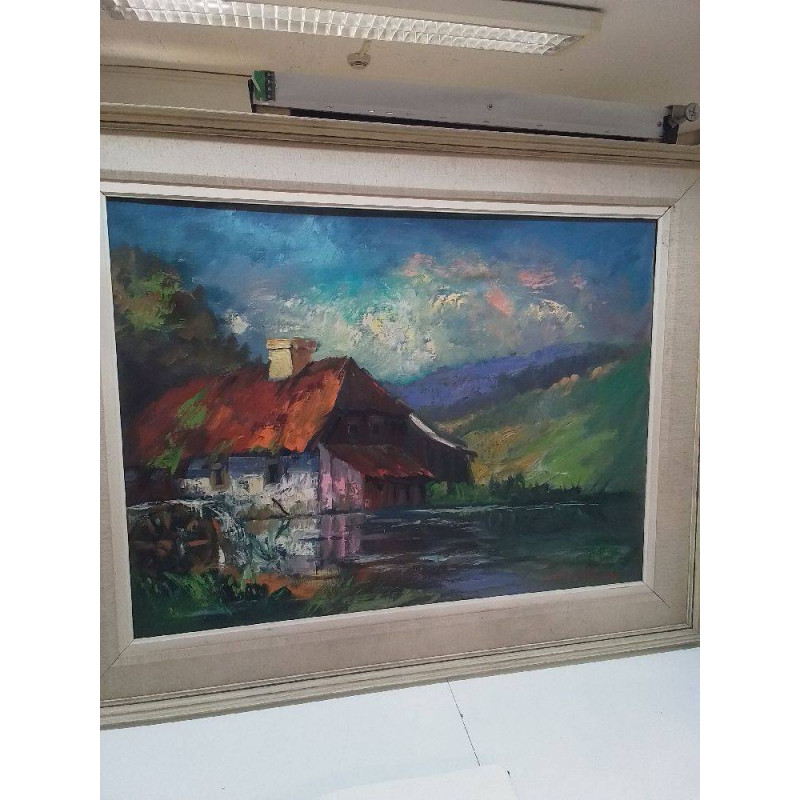 HUILE SUR SIGNÉE KLEIN MISCH