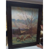 HUILE SUR TOILE LA FORET 