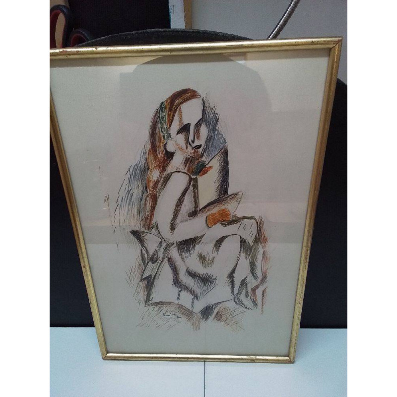 CADRE SIGNÉE FEMME
