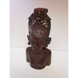STATUETTE BOIS SCULPTÉ 