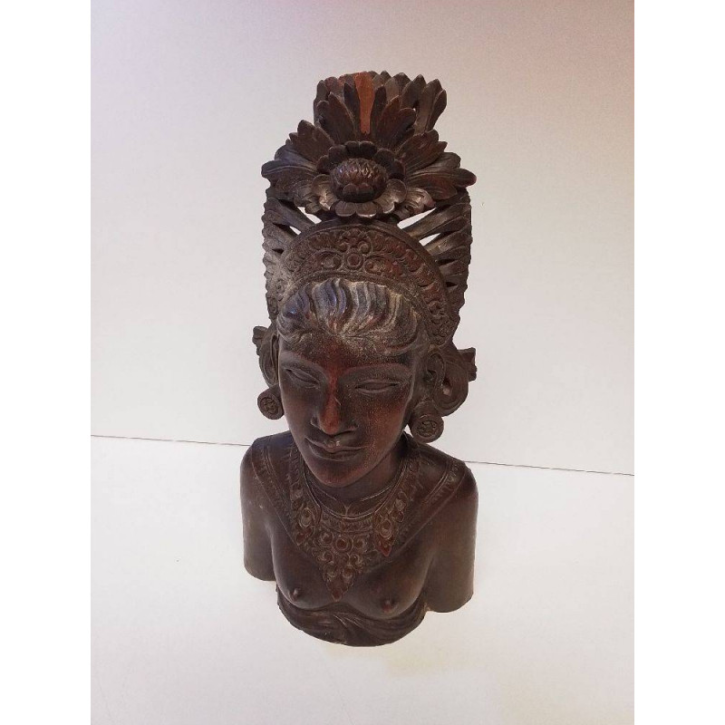 STATUETTE BOIS SCULPTÉ 