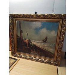 HUILE SUR TOILE SIGNÉE...