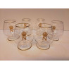 LOT DE 6 VERRES ST LOUIS NAPOLEON 