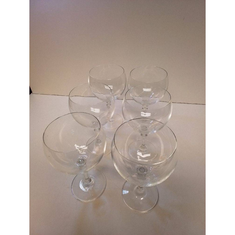 LOT DE 6 VERRES BALLON 