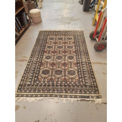TAPIS TON GRIS ET ROSE 