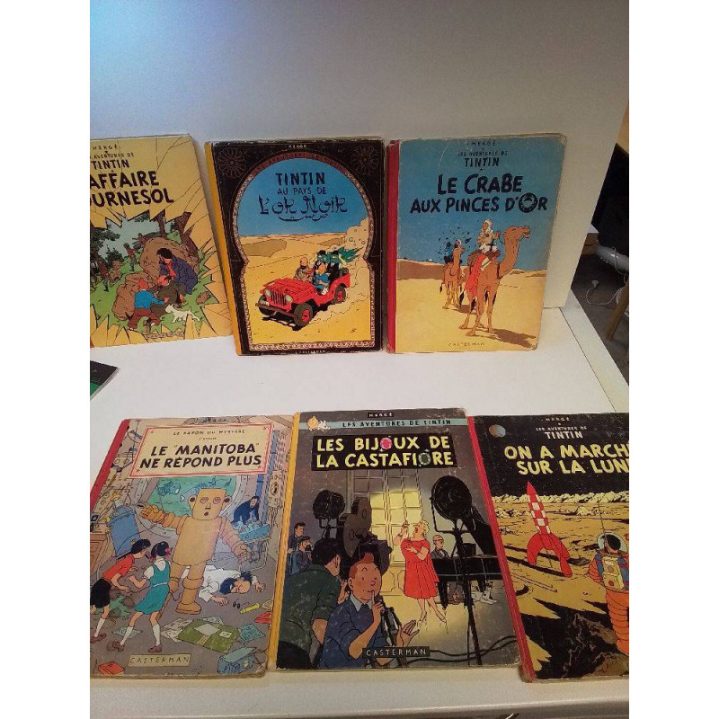BD TINTIN ANCIENNE LA PIECE 