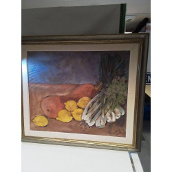 HUILE SUR TOILE NATURE MORTE