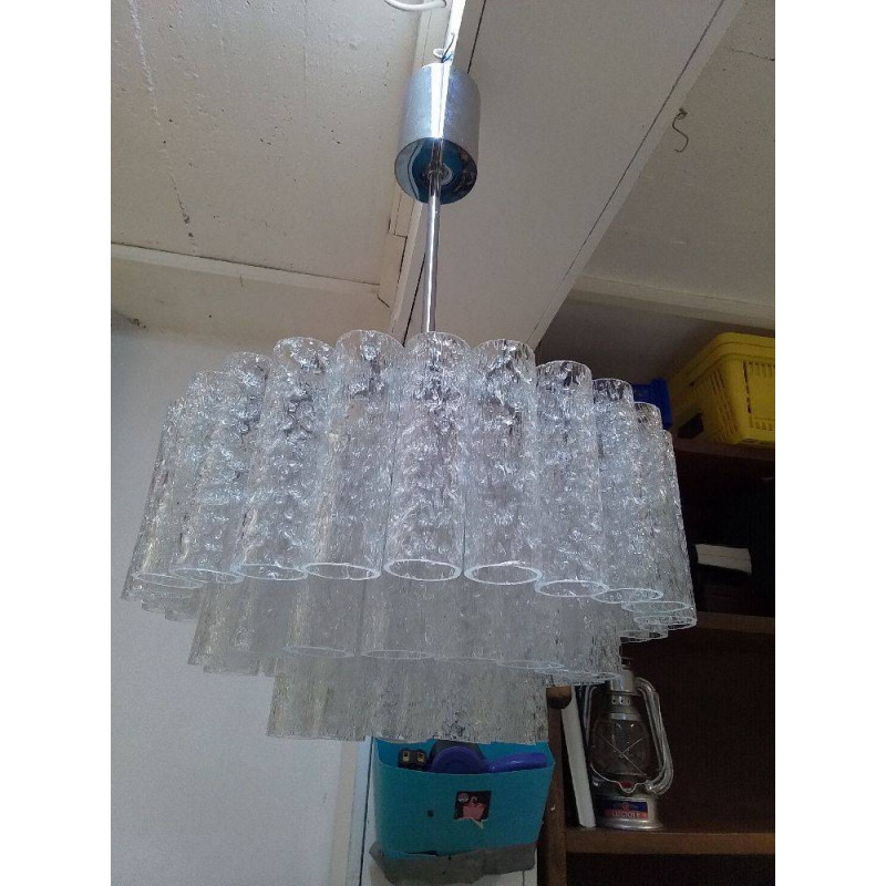 LUSTRE ANNEES 60 DORIA EN VERRE MURANO 