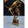 SCULPTURE ART DECO EN LAITON 