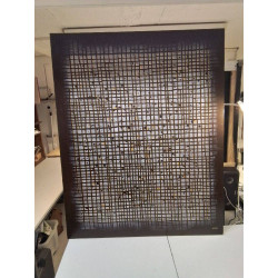 HUILE SUR TOILE CADRILLAGE