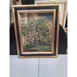 HUILE SUR TOILE BOSQUET...